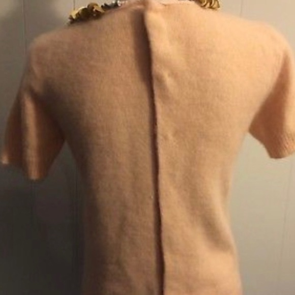 Anthropologie x Corey Ann Calter Peter Pan Paillettes Angora Sweater - Picture 8 of 16